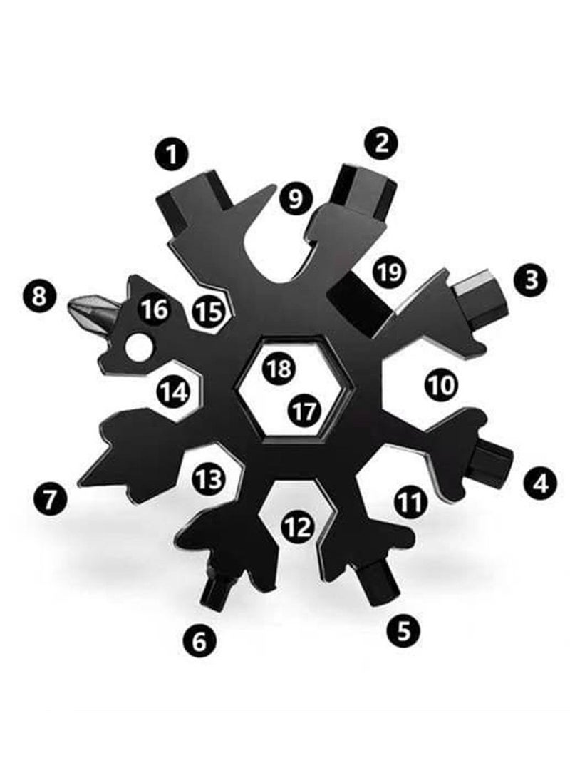 18-in-1 Snowflake Multi-Purpose Window Tool – Wrench Screwdriver - Image 2
