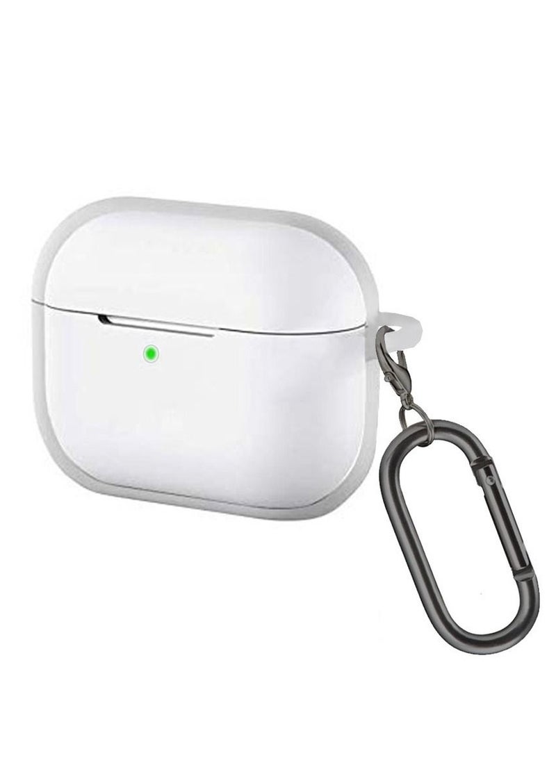 CATANES Wireless Headphone 3 (3rd Generation) Case Clear TPU Flexible Shockproof Cover With Keychain Carabiner - Image 3
