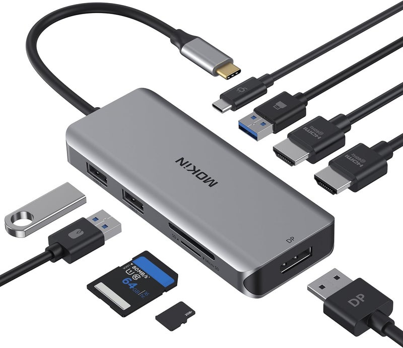 موكين موزع USB-C من MOKiN لـ MacBook Pro/Air - Image 1