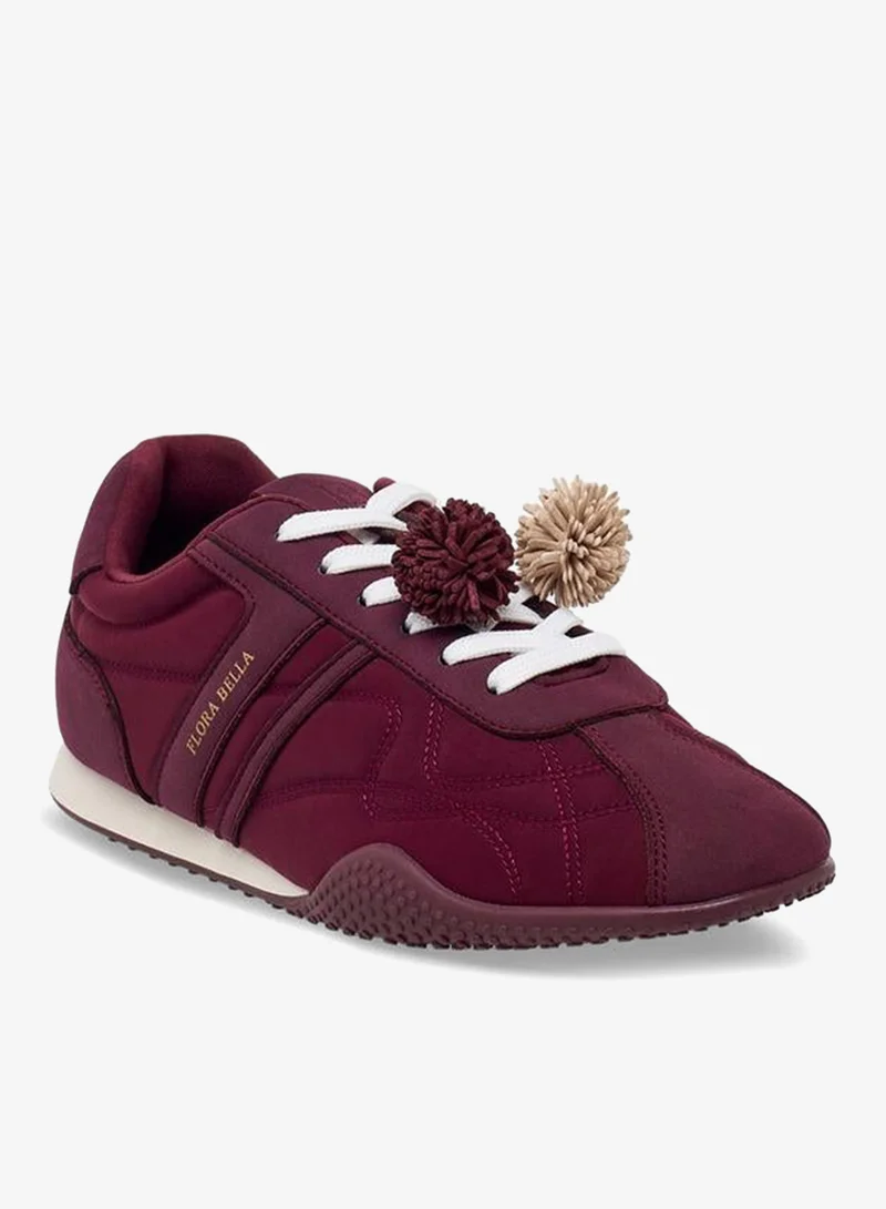 فلورا بيلا من شو إكسبرس Women Pom-Pom Accent Ankle Sneakers