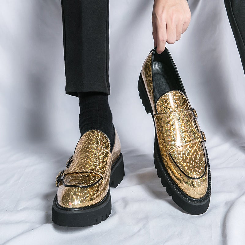 Large Size Bright Leather Shoes Men 2025 New British Men'S Business Casual Leather Shoes Size 37-46 - Image 2