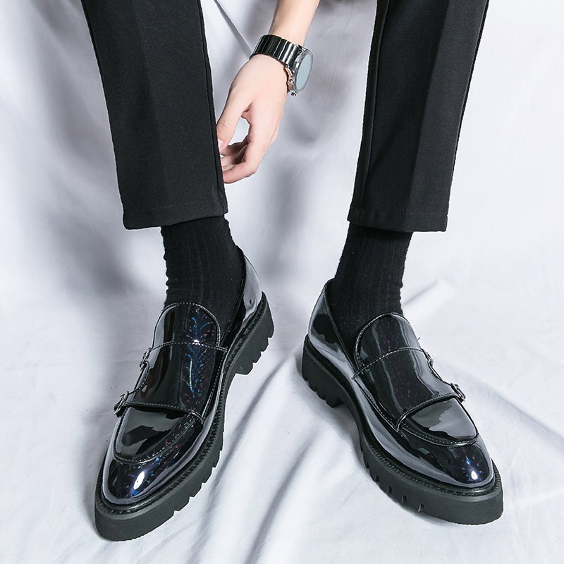 Large Size Bright Leather Shoes Men 2025 New British Men'S Business Casual Leather Shoes Size 37-46 - Image 3