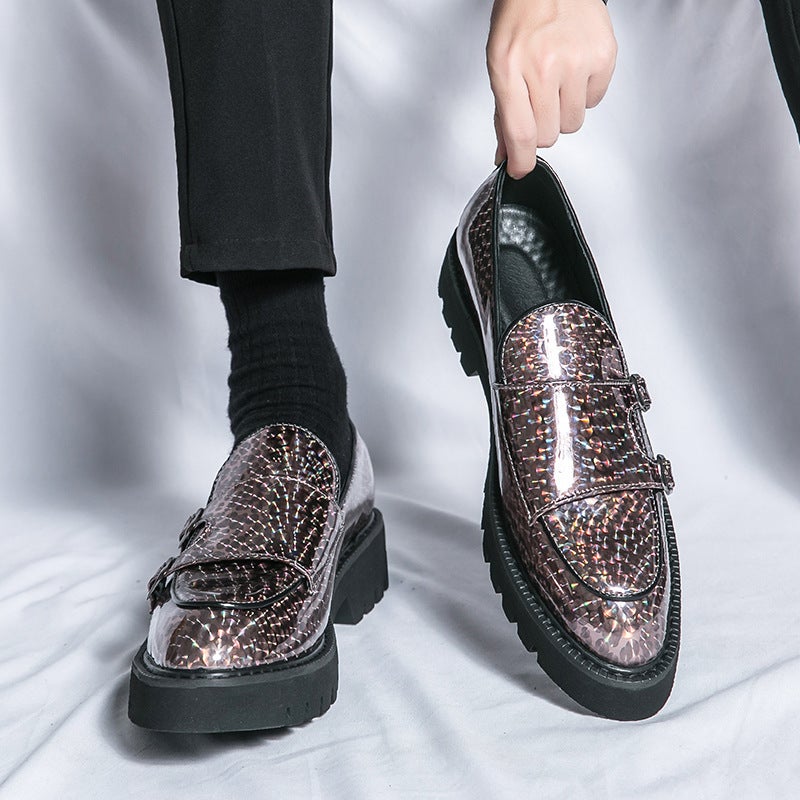 Large Size Bright Leather Shoes Men 2025 New British Men'S Business Casual Leather Shoes Size 37-46 - Image 4