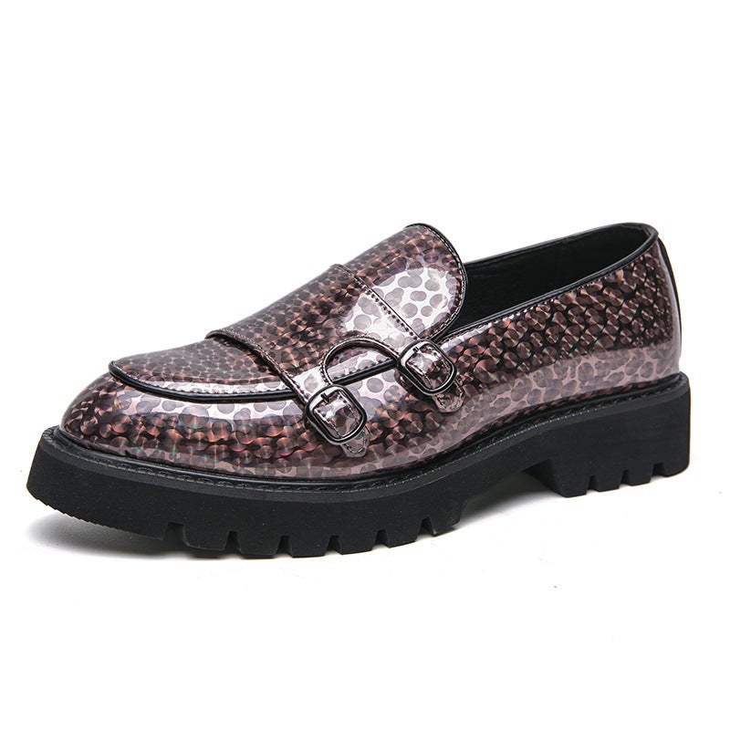 Large Size Bright Leather Shoes Men 2025 New British Men'S Business Casual Leather Shoes Size 37-46 - Image 1