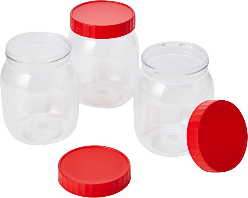 Sunpet Plastic Round Shape Food Storage Container, 500 ml Capacity (Pack of 2) - Image 2