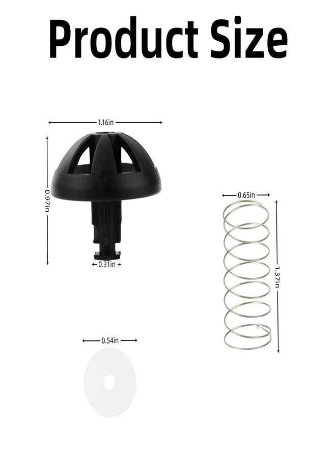 COSVMUF Coffee Machine Brewing Basket Bottom spring loaded stopper kits Fits for Black+Decker coffee makers Brew Basket, fits majority 4-12 Cup Drip 990117900 990237500 Coffee Makers - Image 2