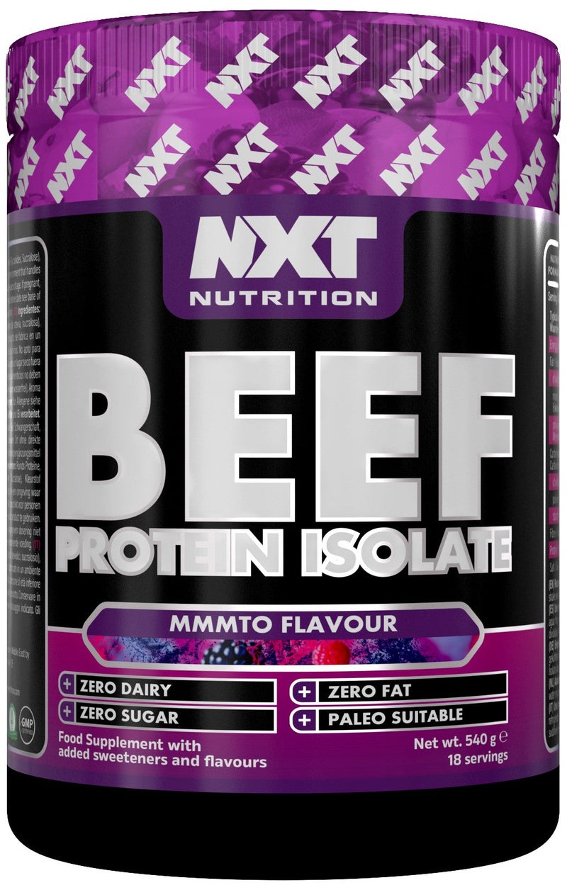 Nxt Beef Protein Isolate Vimto Mmmto Flavor 540g