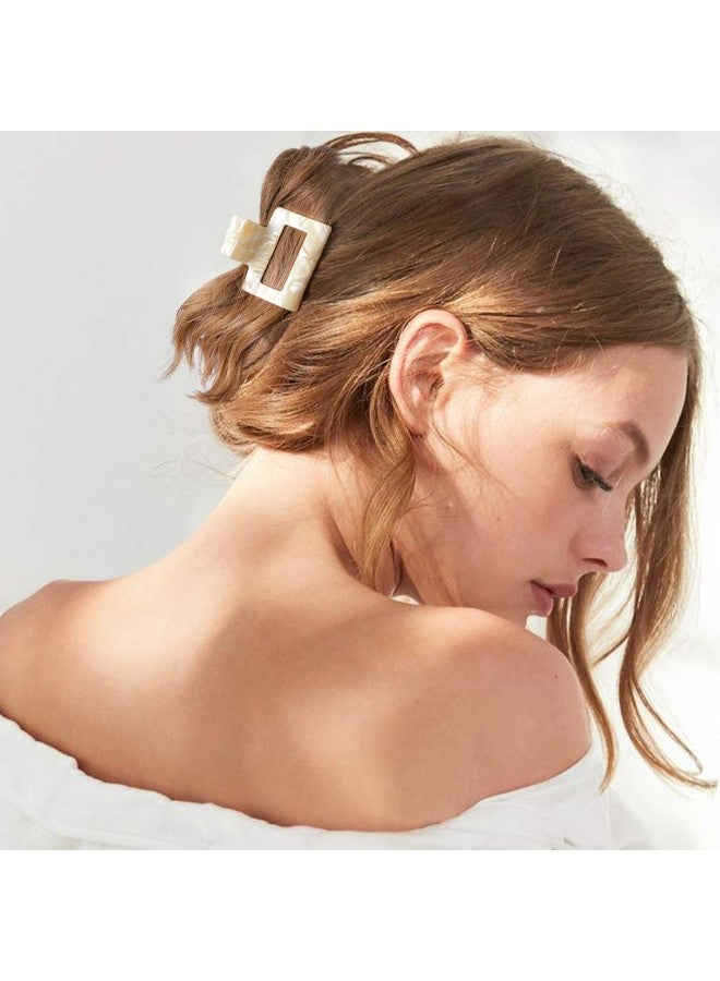 أيليم ربطات شعر مرنة على شكل ذيل حصان على شكل صدفة سلحفاة، ربطة شعر بتصميم فرنسي من جلد النمر، غطاء رأس للنساء والفتيات، عبوة من 3 قطع - Image 4