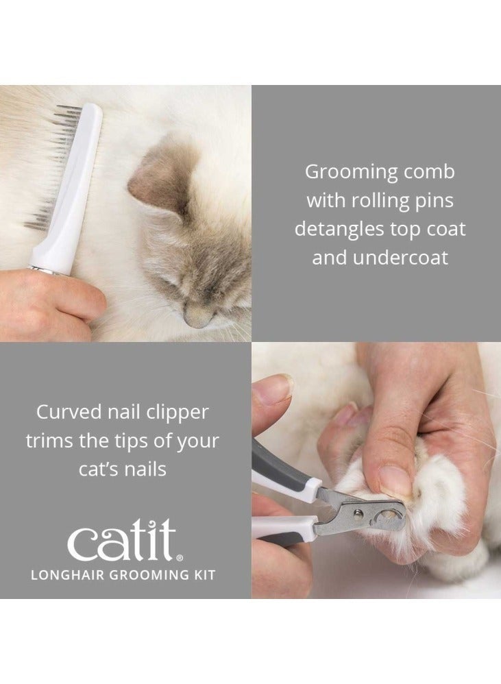 Catit Longhair Grooming Kit - Image 5