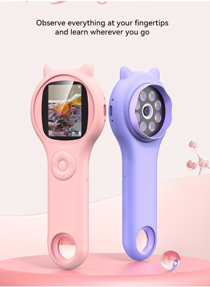 Generic - Mini Kids Optical Microscope With Photo And Video Function 500x Observe The Microscopic World Science Children Educational Toys - Image 1