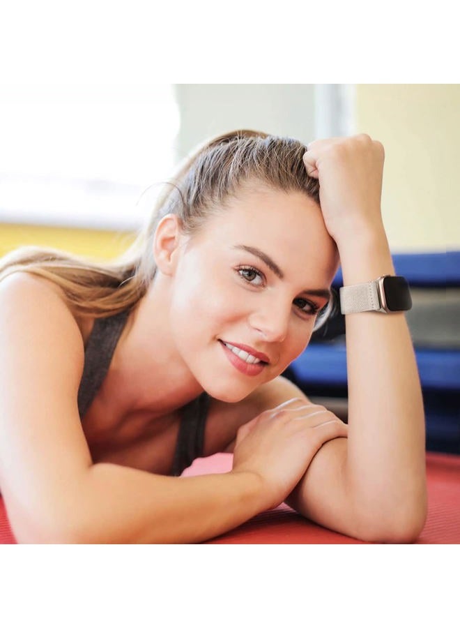 CCnutri Stretchy Nylon Solo Loop Bands Compatible with Apple Watch 38mm 40mm 41mm 42mm 44mm 45mm 46mm 49mm, Sport Elastic Wristbands Women Men Straps for iWatch Series 10/9/8/7/6/5/4/3/2/1/SE 2/Ultra/Ultra 2 - Image 5