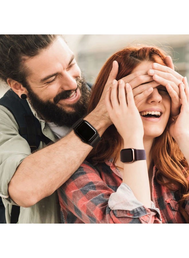 CCnutri Stretchy Nylon Solo Loop Bands Compatible with Apple Watch 38mm 40mm 41mm 42mm 44mm 45mm 46mm 49mm, Sport Elastic Wristbands Women Men Straps for iWatch Series 10/9/8/7/6/5/4/3/2/1/SE 2/Ultra/Ultra 2 - Image 4