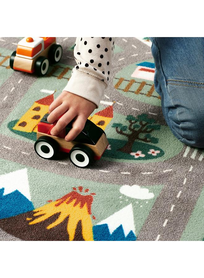 erorex Rug, green, 100x133 cm - Image 5