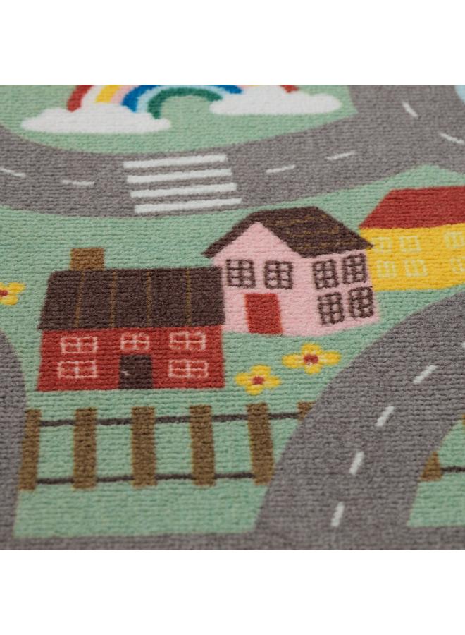 erorex Rug, green, 100x133 cm - Image 4