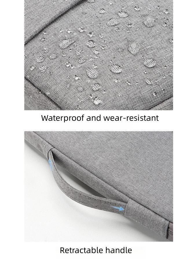 Nadrab Protective Sleeve For 15.6 Inch Laptop Grey - Image 5