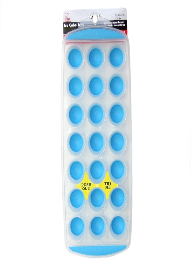 شيف كرافت صينية مكعبات ثلج بلاستيكية من شيف كرافت سيليكت، طولها 11 بوصة وتنتج 21 مكعبًا، قد يختلف اللون - Image 2