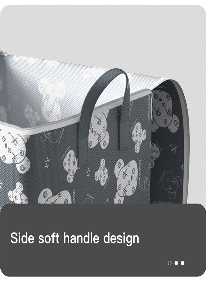 fashionhome Large Capacity Non Woven  Foldable Waterproof Clothes Wardrobe Storage Bag - Image 4