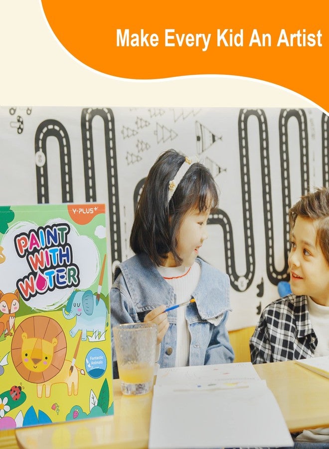 YPLUS Paint with Water Books for Toddlers, Art Craft Toys Watercolor Painting Paper for Kids Gift for Drawing with Brush - Unicorn - Image 5