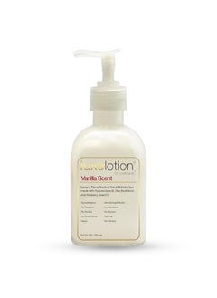 Luxe Beauty Non Greasy & Hyaluronic Acid Moisturizer for Face, Neck & Hands - Anti Aging Body Lotion & Non Toxic Body Lotion - Vanilla Body Lotion w/Silicone-Free, Organic & Plant-Based Ingredients