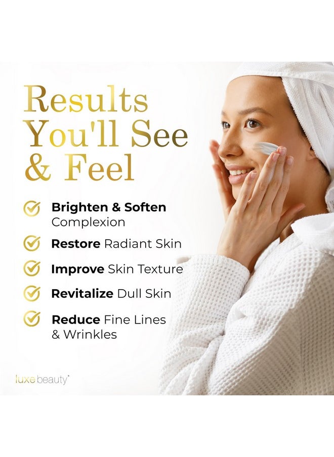 Luxebeauty - Luxe Beauty Non Greasy & Hyaluronic Acid Moisturizer for Face, Neck & Hands - Anti Aging Body Lotion & Non Toxic Body Lotion - Vanilla Body Lotion w/Silicone-Free, Organic & Plant-Based Ingredients - Image 1
