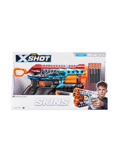 Zuru X-Shot Skins Theme Griefer 12 Darts Apocalypse Foam Bullet Blasters, Long Distance Shooting Blaster Gun, Fun Activity Toys For Boy, Powerful Blaster Up To 27M/90 Feet, Age 8+  - Image 2