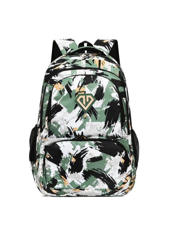 New camouflage casual backpack - High school double-shoulder bag - Large capacity middle school schoolbag - Image 1
