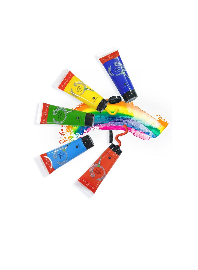 فابير كاستل أنبوب طلاء أكريليك من فابر كاستل 120 مل – أخضر زمردي - Image 3