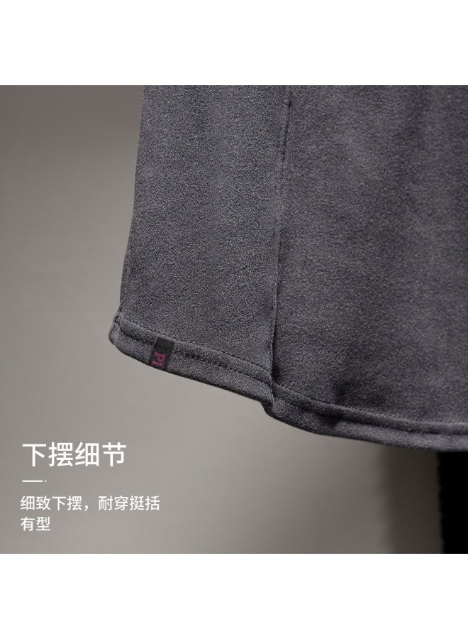 PLANDOO 2025 New Zipper Semi-High Neck Base Layer Women'S Long Sleeve Fishbone Design Sports Versatile Slim-Fit Top - Image 5