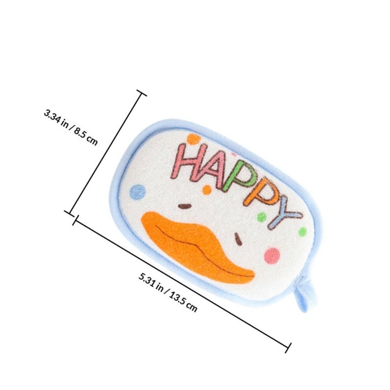 3pcs Cartoon Exfoliating Bath Sponges Soft Absorbent Shower Towel For Newborns Baby Bathing - Image 3