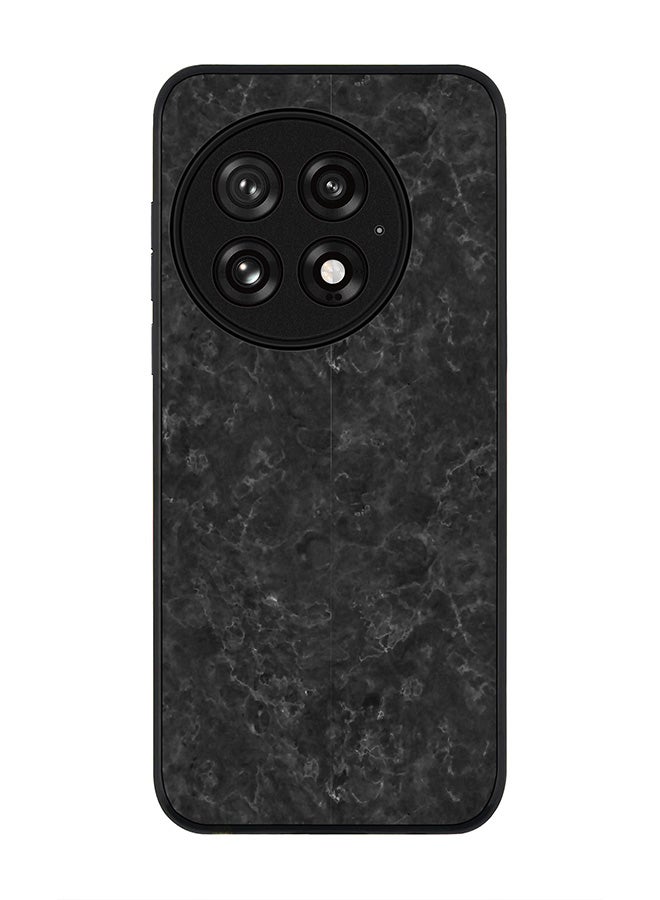 Stylizedd For OnePlus 13 5G Case,Slim fit Camera Protection, Shockproof Thin Phone cover  - Marble Texture Black - Image 1