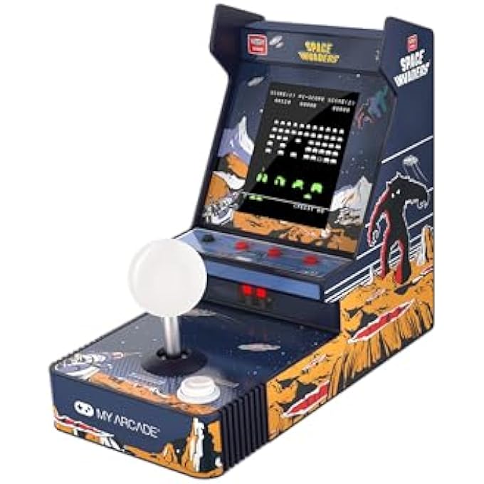 SPACE INVADERS PORTALBE GAME JOYSTICK PLAYER WITH 3.5" DISPLAY - Image 2