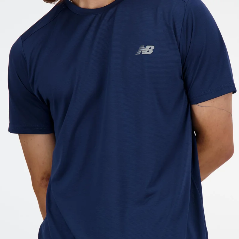 New Balance NB Navy Sport Essential T-Shirt for Men | Best Price UAE