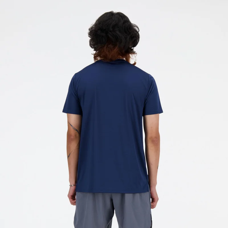 New Balance NB Navy Sport Essential T-Shirt for Men | Best Price UAE