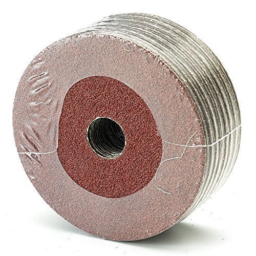Mercer Abrasives Mercer Industries 301050-4-1/2" x 7/8" Aluminum Oxide Resin Fiber Discs, 50 Grit (25 pack) - Image 3