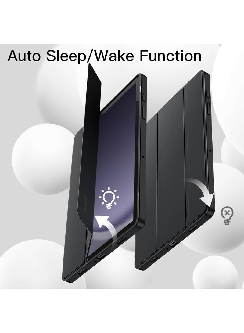 Captaintech Case for Samsung Galaxy Tab A9+ / A9 Plus 11-Inch 2023 Soft TPU Tri-Fold Stand Protective Tablet Cover Auto Wake/Sleep - Image 4