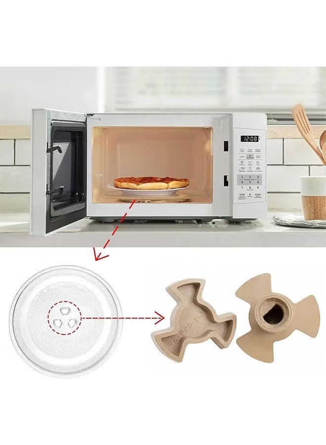 2 قطعة من وصلة محرك القرص الدوار للميكروويف، دليل أسطوانة القرص الدوار للميكروويف، دعامة محرك صينية زجاجية بديلة، طول العمود - 0.59 بوصة - Image 4