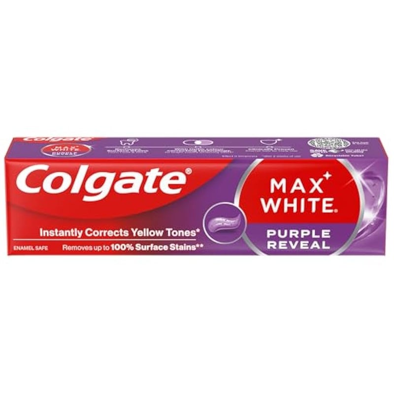 Colgate Toothpaste Max White Purple 75ml