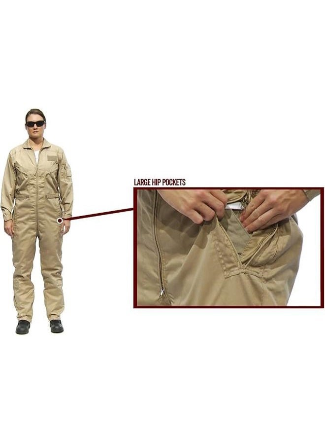 Tru-Spec بدلة طيران أساسية TRU-SPEC 2651008 27-P، حجم 3X-كبير عادي، كحلي داكن - Image 3