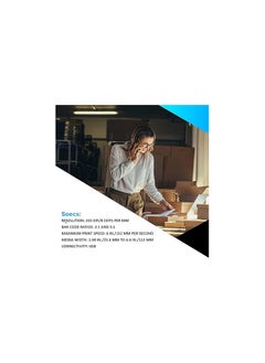 ZEBRA Zebra ZD230t Thermal Transfer Desktop Printer for Labels, Barcodes, Tags, and Wrist Band Printing 4 Inch Width & 6”/sec Print Speed (ZD22042-T0GG00EZ, BIS 2020 Model)  - Image 3