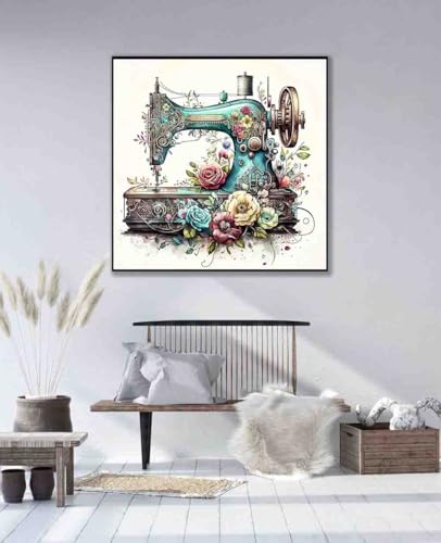 DYAIANGMU Flower Stamped Cross Stitch Kits for Adults Beginner,Sewing Machine Counted Cross Stitch Kits Printed Stitching Cute Patterns Dimensions Needlepoint Art Crafts Embroidery Kits for Adults Beginners - Image 4