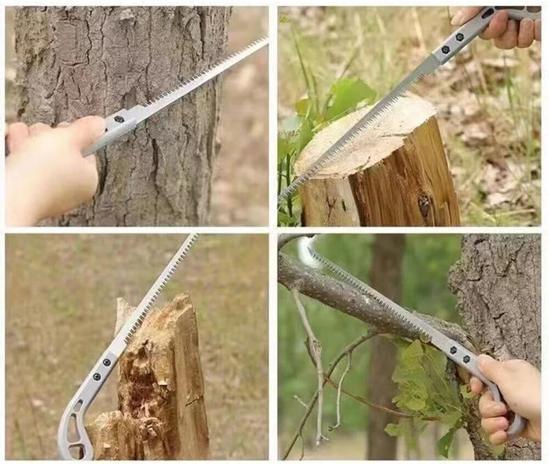 DAYANIDHI Dayanadhi Outdoor Portable Hand Saw | Ergonomic Designed Blade for Board Pipe Cutting | Strong Blade Non Slip Hand Saw | Saw suitable for Camping Gardening Hunting |Non-Slip Handle Design(Pack Of 1) - Image 3