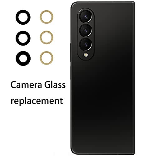 FYDIKHN Camera Lens Glass Replacement Suit for Galaxy Z Fold 4 Back Rear Camera Glass Lens Replacement with Adhesive Compatible with Samsung Galaxy Z Fold 4 5G 2022 - Image 4