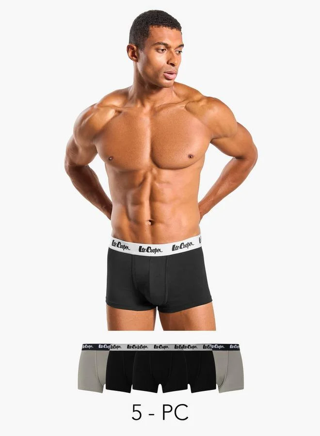 Set of 5 - Lee Cooper Trunk Briefs with Elasticated Waistband