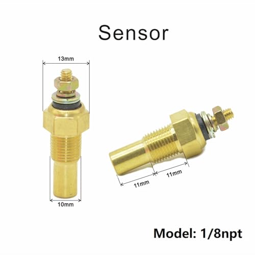 Dweekiy Coolant Temperature Sensor, Water/Oil Temp Temperature 1/8 NPT Electrical Sender Transmitter Sending Unit Temp Sensor - Image 4