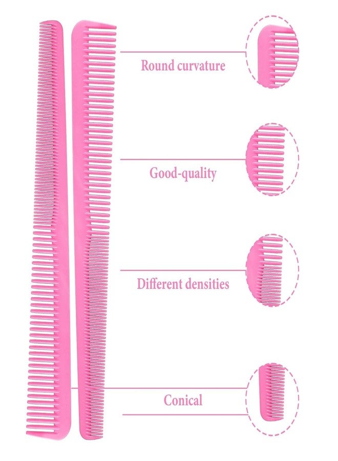 SAZIC Lightweight Plastic Combs for Hair Trimming & Styling - Pack of 6 Barber Comb Set for Men & Women - Image 3
