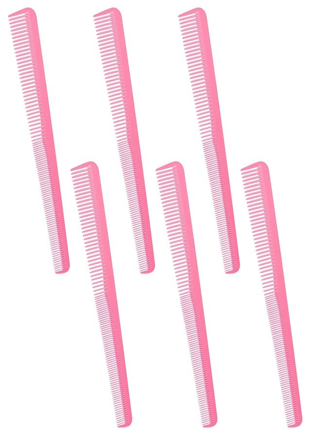 SAZIC Lightweight Plastic Combs for Hair Trimming & Styling - Pack of 6 Barber Comb Set for Men & Women - Image 1