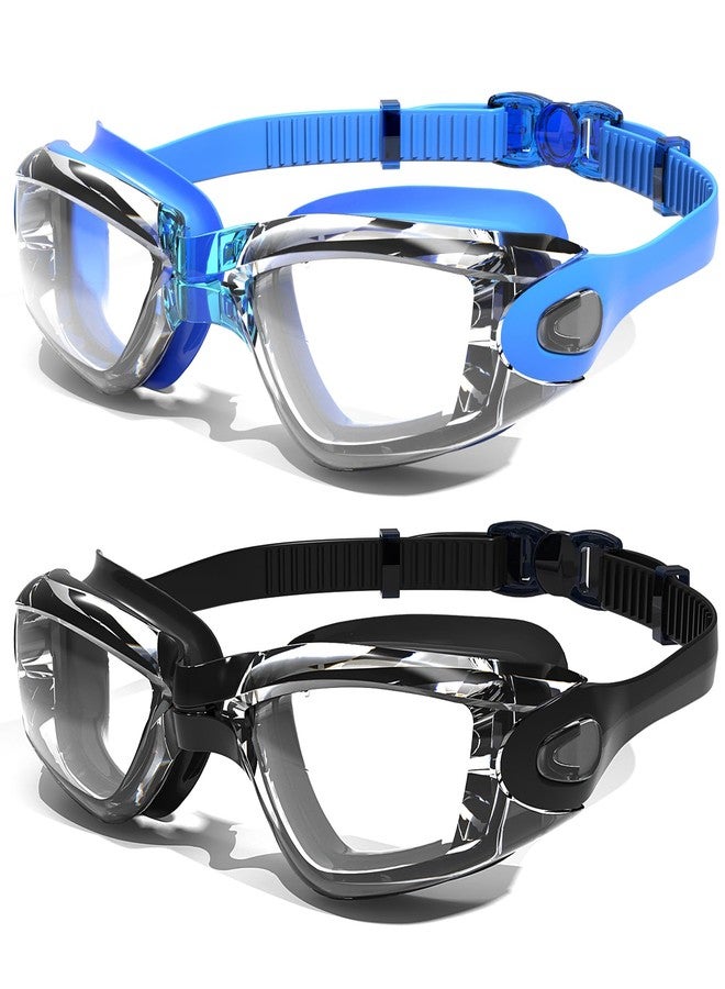 Braylin Swim Goggles, 2-Pack Swimming Goggles, Anti Fog, No Leaking For Adult Women Men Youth - Image 1