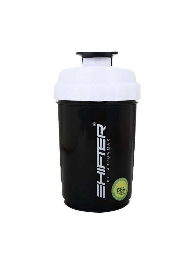 SHIFTER Gym Shaker Bottle With Storage 2 Compartments for Protein Shake Leakproof Shaker Bottles for Protein, Preworkout and Bcaa Shake, Protein Shaker Bottle for Gym Bottle BPA-Free --450ML (Pack of 2 ) - Image 5