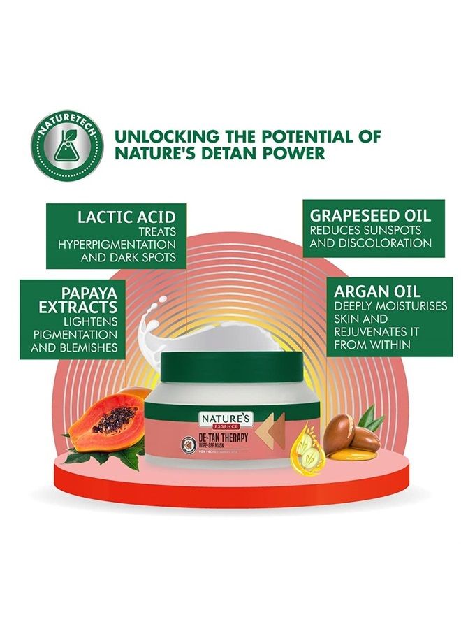 Nature's Essence De-Tan Therapy wipe-off mask, 200 ml - Image 4