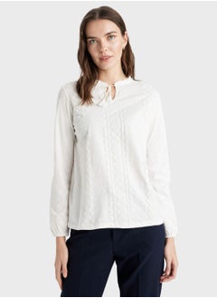 Regular Fit Crew Neck Long Sleeve T-Shirt